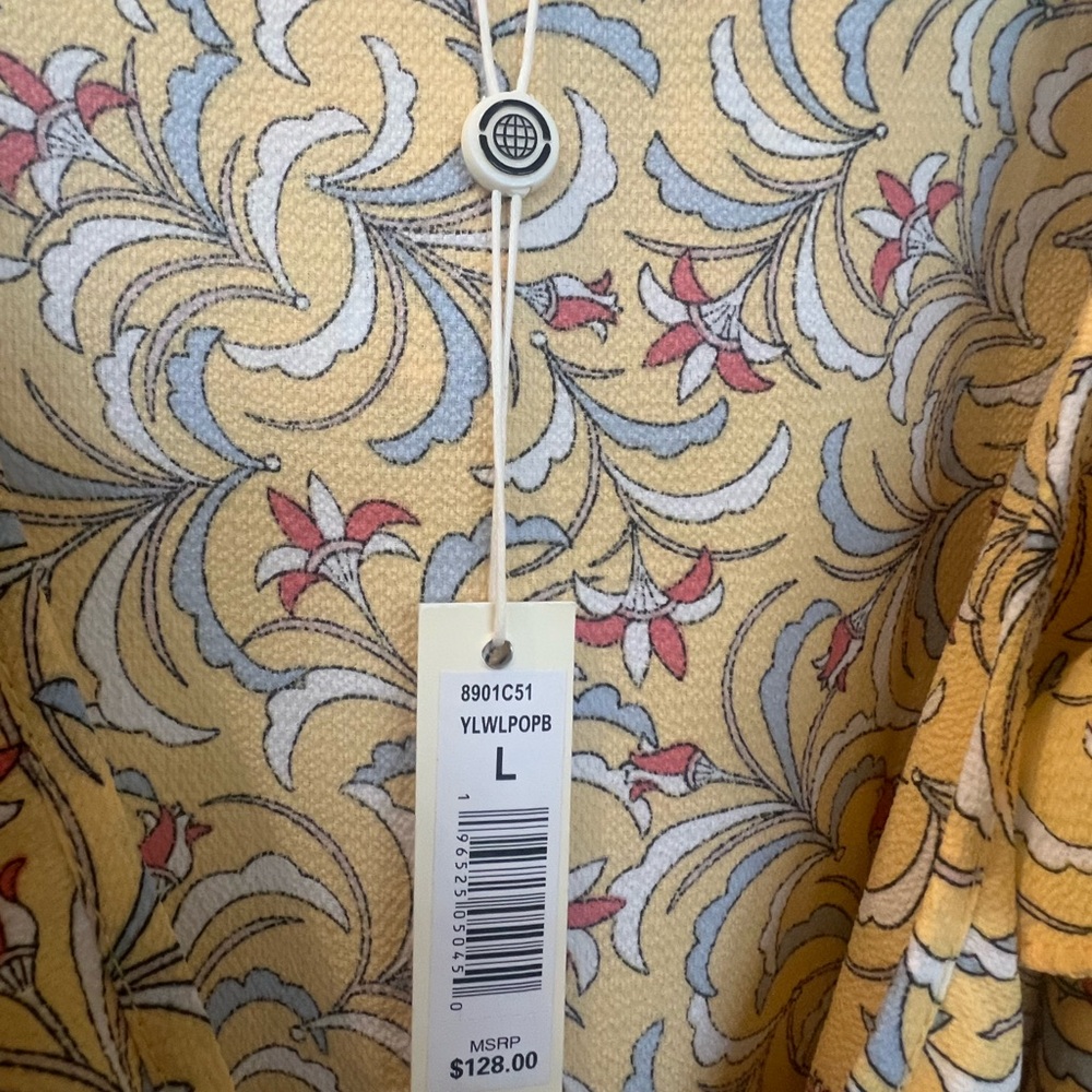 Max Studio Yellow HiLo Wrap Dress - Picture 6 of 6